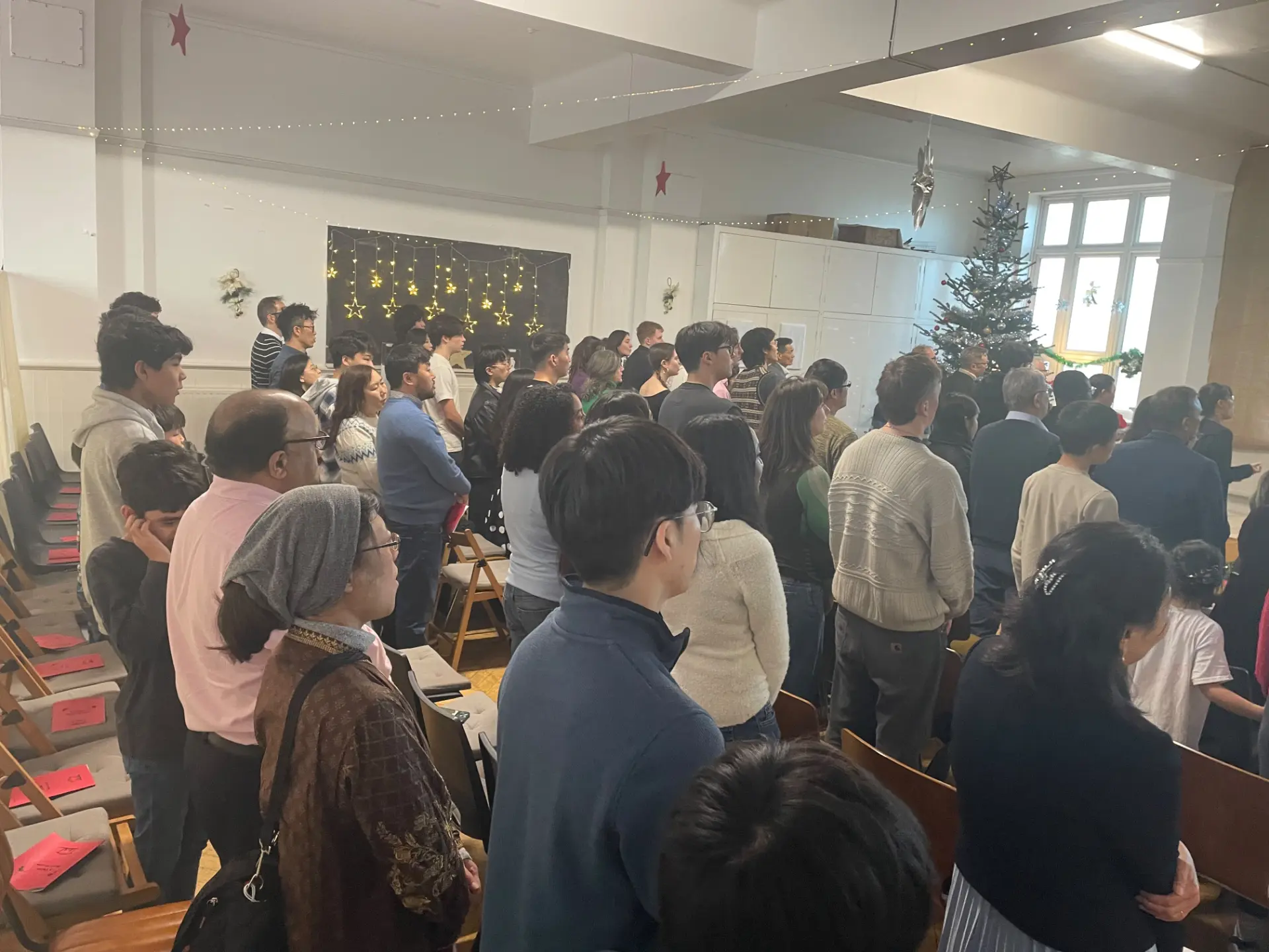 London Student Mission gathered for Sunday worship
